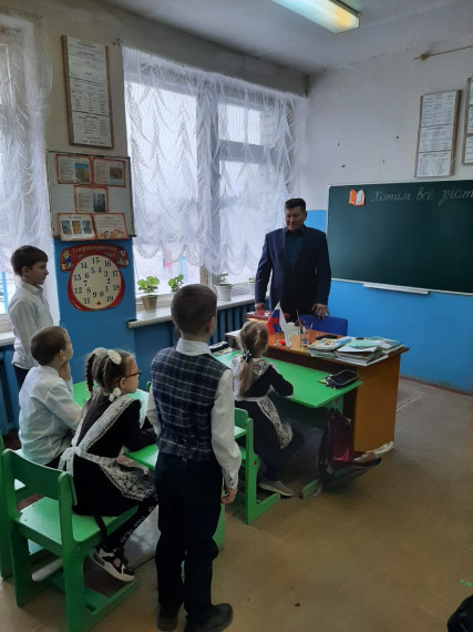 Встреча с учащимися начальных классов СОП МБУ"Октябрьская СОШ". Встреча с учащимися начальных классов СОП МБУ"Октябрьская СОШ".